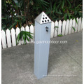 5" stainless steel and powder coated metal ash urn ashtray bin